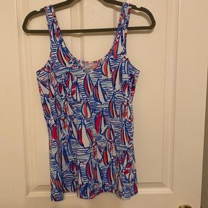 Lilly Pulitzer Sailboat tank top